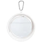 Tin badge pouch - White