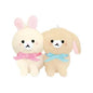 Two pcs plush keychain - Rabbit