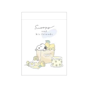 Snoopy Mini memo - Lemon