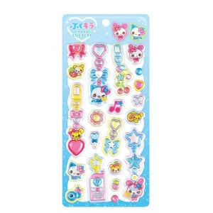Puffy Glitter Charm Sticker / Magical Myu-chan