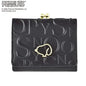 Snoopy Tri-fold Wallet / Monogram / Black
