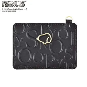 Snoopy Pass Case / Monogram / Black