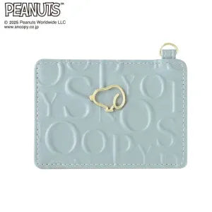 Snoopy Pass Case / Monogram / Blue