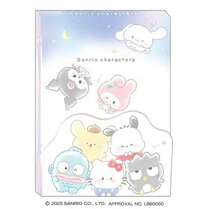 T_Sanrio Marumocchi Die-Cut Memo with Lid / Night Sky