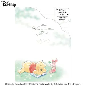 Winnie the Pooh Letter Set With Die-cut Case / Clover