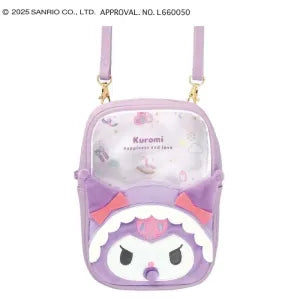 Sanrio Clear Shoulder Pouch / Kuromi Baby Design