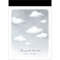 T_Sora no Iro Mini Memo Pad / Grayish Clouds