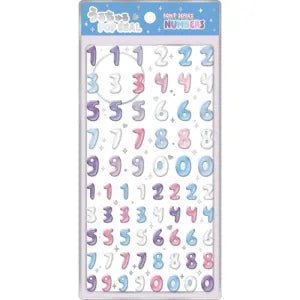 Ulchuru Pop Sticker / Numbers Pastel