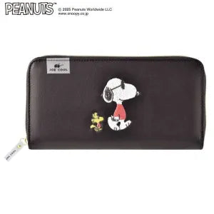 Snoopy Long Wallet / Black / Joe Cool