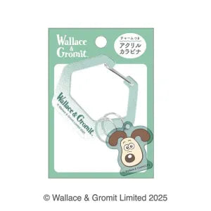 T Wallace and Gromit Charm with Carabiner / Green