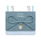 Wide Pocket Pouch / Denim Ribbon