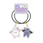 Wire Ring Clear Pair Key Holder / Bat