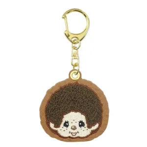 Monchhichi Chenille Embroidered Felt Keychain - Boy Monchhichi