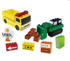 Tomipla Block: Construction Site Set