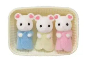 Marshmallow Mouse Triplets