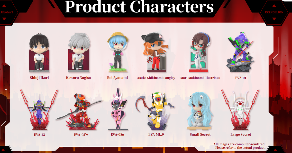 FUNISM Evangelion EVA Vol. 2 Blind Box - Carton of 60 - Kanako.store