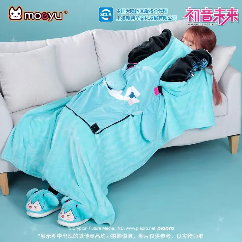 Moeyu: Hatsune Miku:  Digital Pillow & Blanket (2-in-1) - Kanako.store