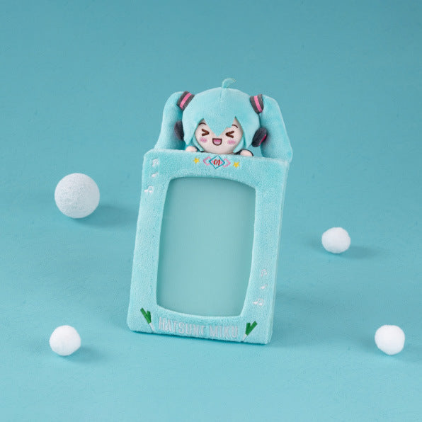 Moeyu Hatsune Miku Squinting Eyes Series Plush Photo Frame-Moeyu-Makochan.store