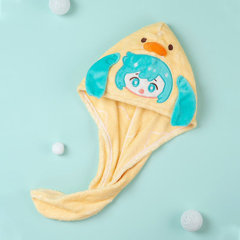 moeyu: Hatsune Miku: Pajama Party Series Dry Hair Cap-Moeyu-Makochan.store