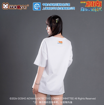 Moeyu Detective Conan Million Dollar Five-pointed Star hand-painted poster short-sleeved T-shirt loose two-dimensional peripherals - Kanako.store