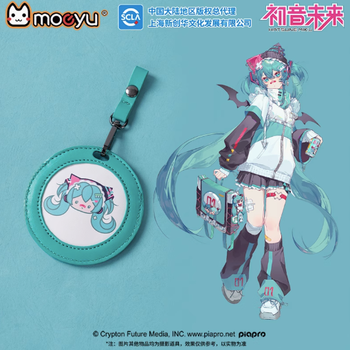 Moeyu Hatsune Miku Future Rhythm Series Mini Bag, Badge Holder - Kanako.store