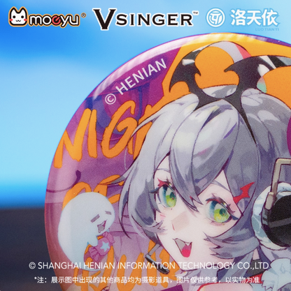 Moeyu Luo Tianyi Vsinger Monster Night Series Tinplate Badge - Kanako.store
