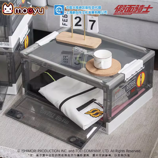 Moeyu Kamen Rider Faiz Camping Supply Storage Box, Official Printed Rolling Container - Kanako.store