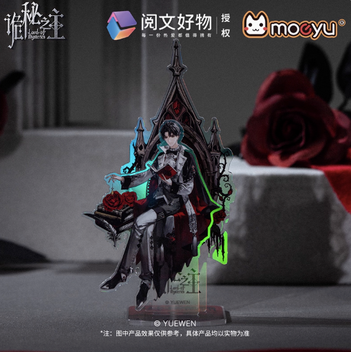 Moeyu Lord of Mysteries Dark Gothic Series – Badges, Acrylic Stands, Charms, Holographic Tickets & Art Cards - Kanako.store