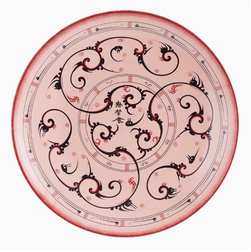 Moeyu Wuhua Mishin Tanuki Tray-Inspired Decorative Plate, Creative Desk Display Anime Ornament - Kanako.store