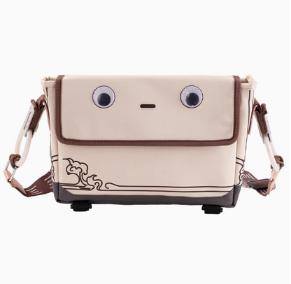 Moeyu Wuhua Mishin Tanuki Tray-Inspired Messenger Bag, Casual Crossbody Shoulder Bag for Daily Commute - Kanako.store