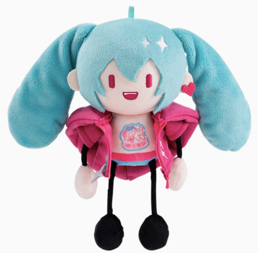 Moeyu Hatsune Miku “Radio Wave Invasion” Ant-Style Plush Magnet Keychain, Miku Chibi Doll Figure - Kanako.store