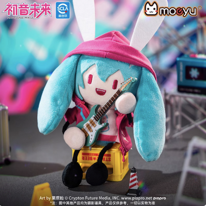 Moeyu Hatsune Miku “Radio Wave Invasion” Ant-Style Plush Magnet Keychain, Miku Chibi Doll Figure - Kanako.store