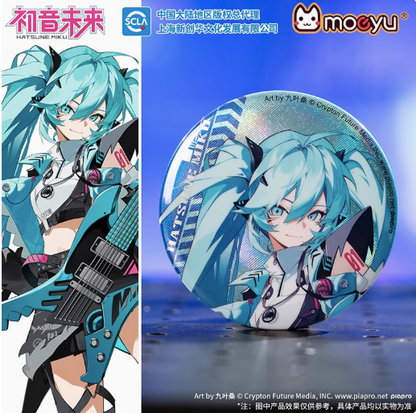 Moeyu Hatsune Miku Badge, RAVE Series, Official Vocaloid Anime Pin - Kanako.store