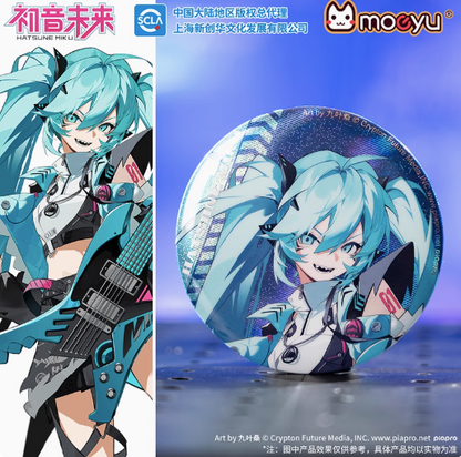 Moeyu Hatsune Miku Badge, RAVE Series, Official Vocaloid Anime Pin - Kanako.store