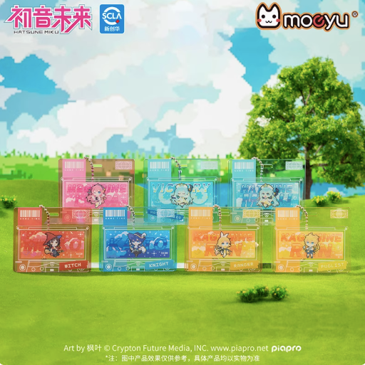 Moeyu Hatsune Miku RPG Series – Lenticular Metal Badge, Standee, Acrylic Keychain, Official Anime Merch - Kanako.store