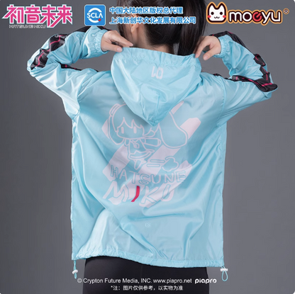 Moeyu Hatsune Miku “Run Run” Series Summer Lightweight Jacket - Kanako.store