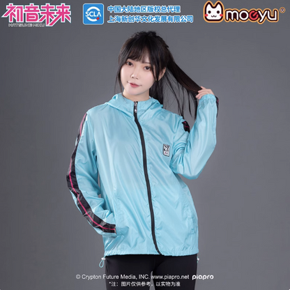 Moeyu Hatsune Miku “Run Run” Series Summer Lightweight Jacket - Kanako.store