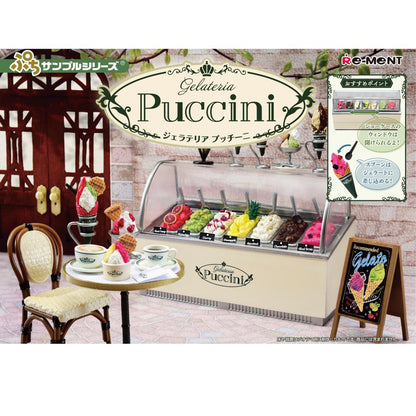 Re-ment Petit Sample Gelateria Puccini – Complete Gelato Shop Diorama Set