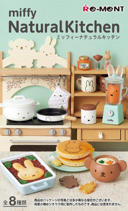 Re-ment Miffy Natural Kitchen 8pcs Complete Box | Miniature Kitchen Set
