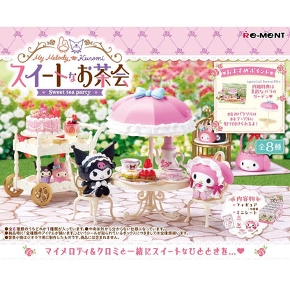 Re-ment My Melody & Kuromi Sweet Tea Party 8pcs Complete Box | Sanrio Miniature Set