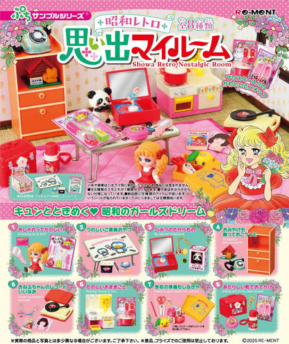 Re-ment Showa Retro Memory My Room – 8pcs Complete Box